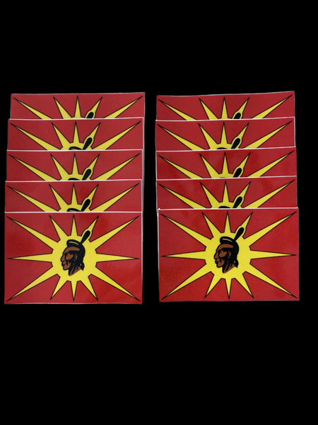 Warrior Stickers - Single, 10pk or 25pk