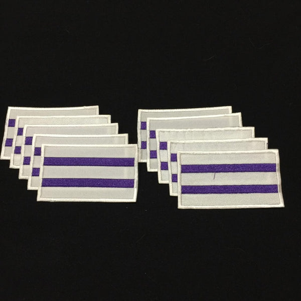 2 Row Wampum Patch - Small